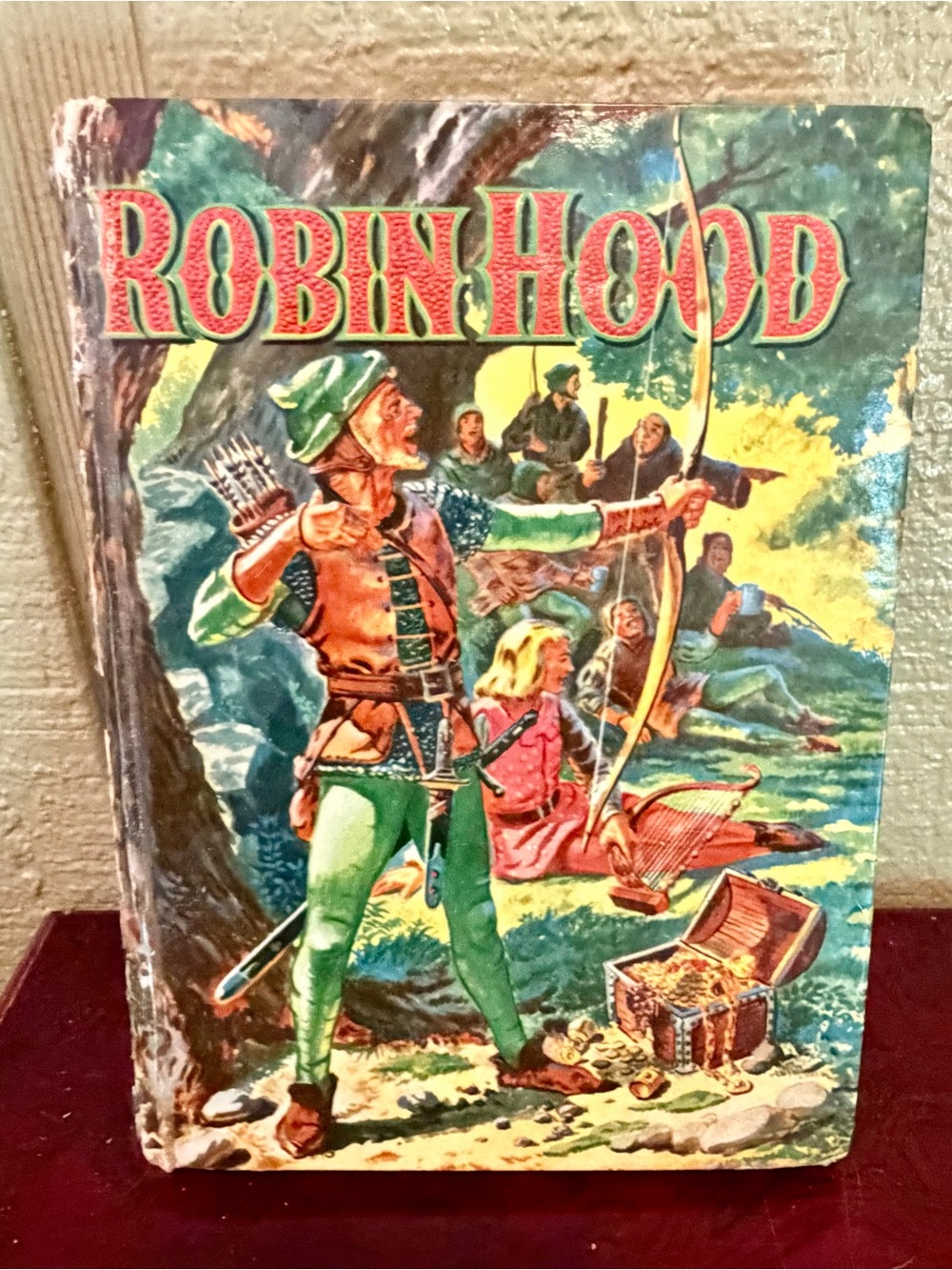 Vintage 1955 Robin Hood Hardcover Book – Whitman Publishing